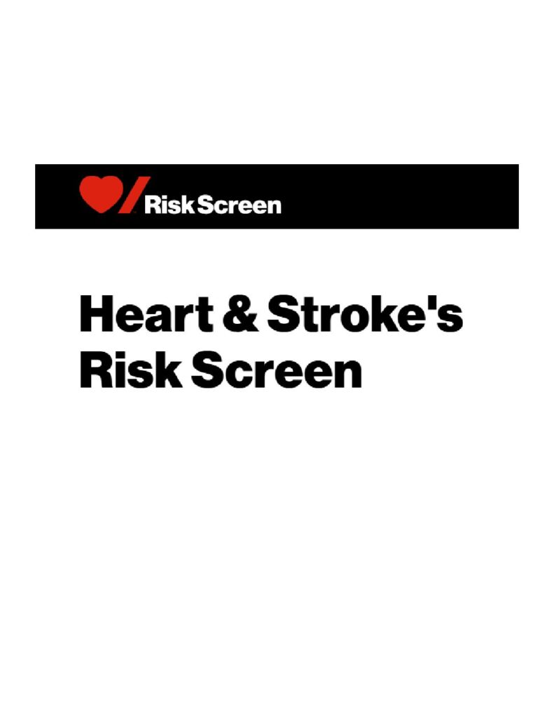 Heart & Stroke's Risk Screen